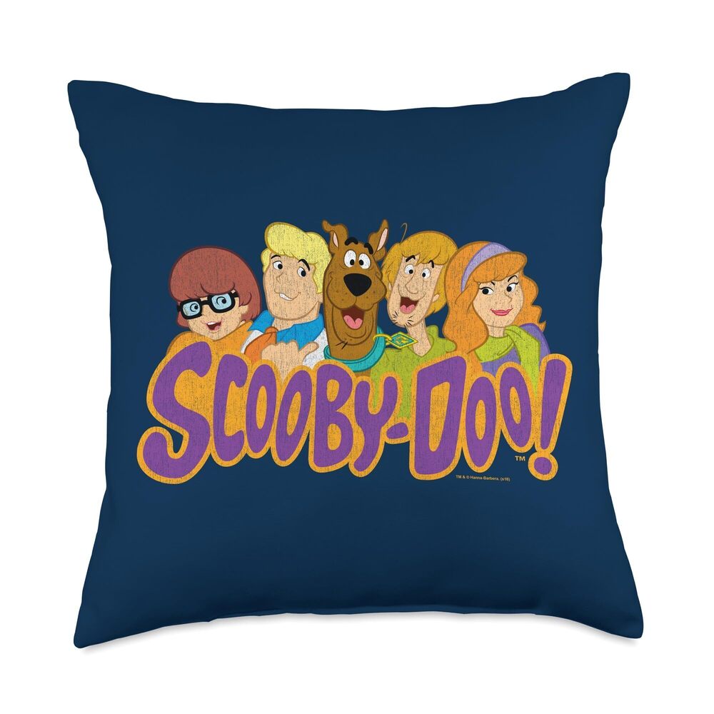 3449 Scooby-Doo Scooby Doo Scooby Gang Throw Pillow